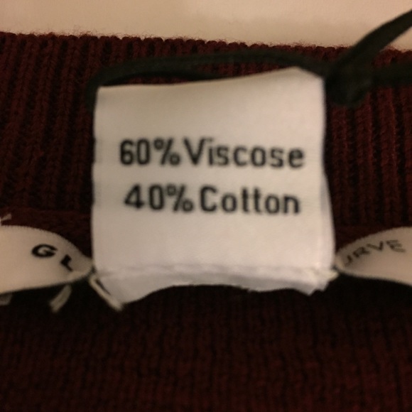 Burgundy Bell Sleeve Sweater 12, 18, 22, 24 - Picture 6 of 7